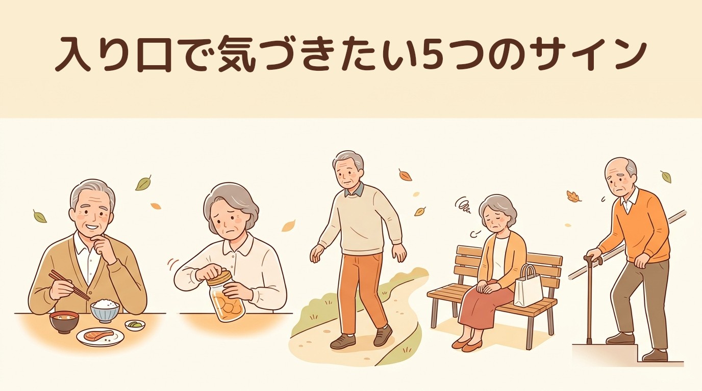 入り口で気づきたい5つのサイン