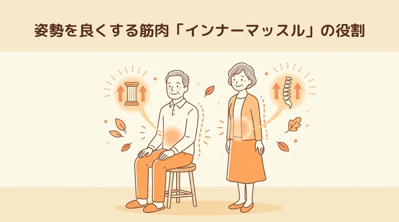 姿勢を良くする筋肉「インナーマッスル」の役割