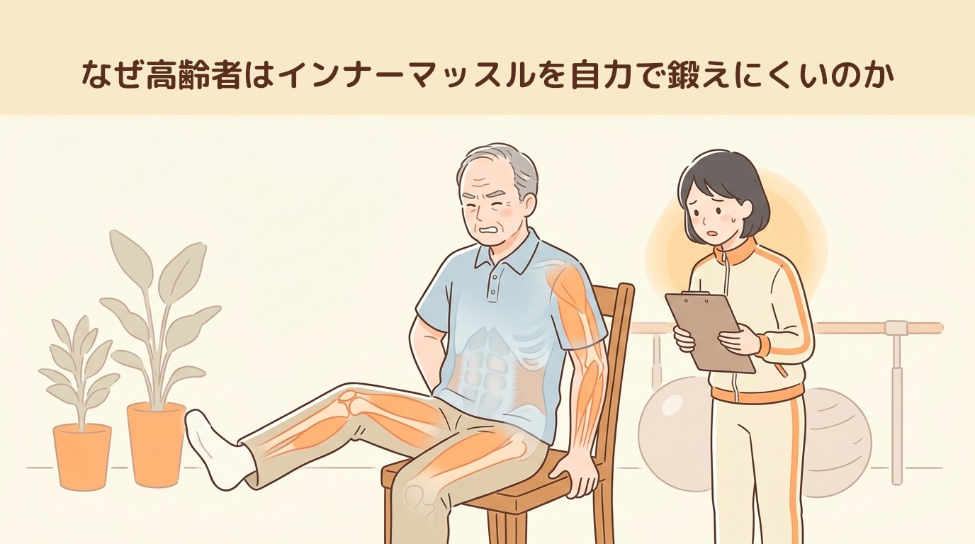 なぜ高齢者はインナーマッスルを自力で鍛えにくいのか