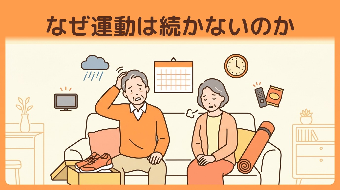 なぜ運動は続かないのか