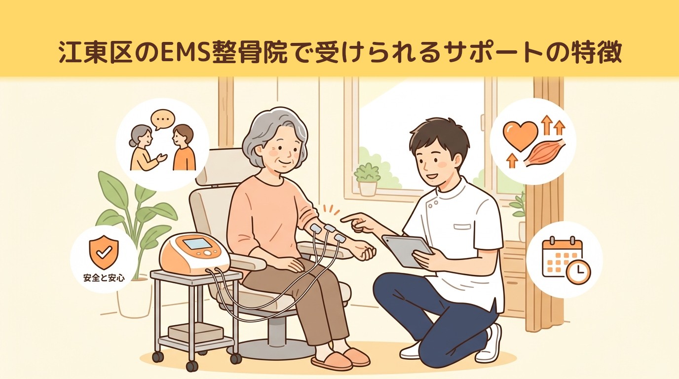 江東区のEMS整骨院で受けられるサポートの特徴