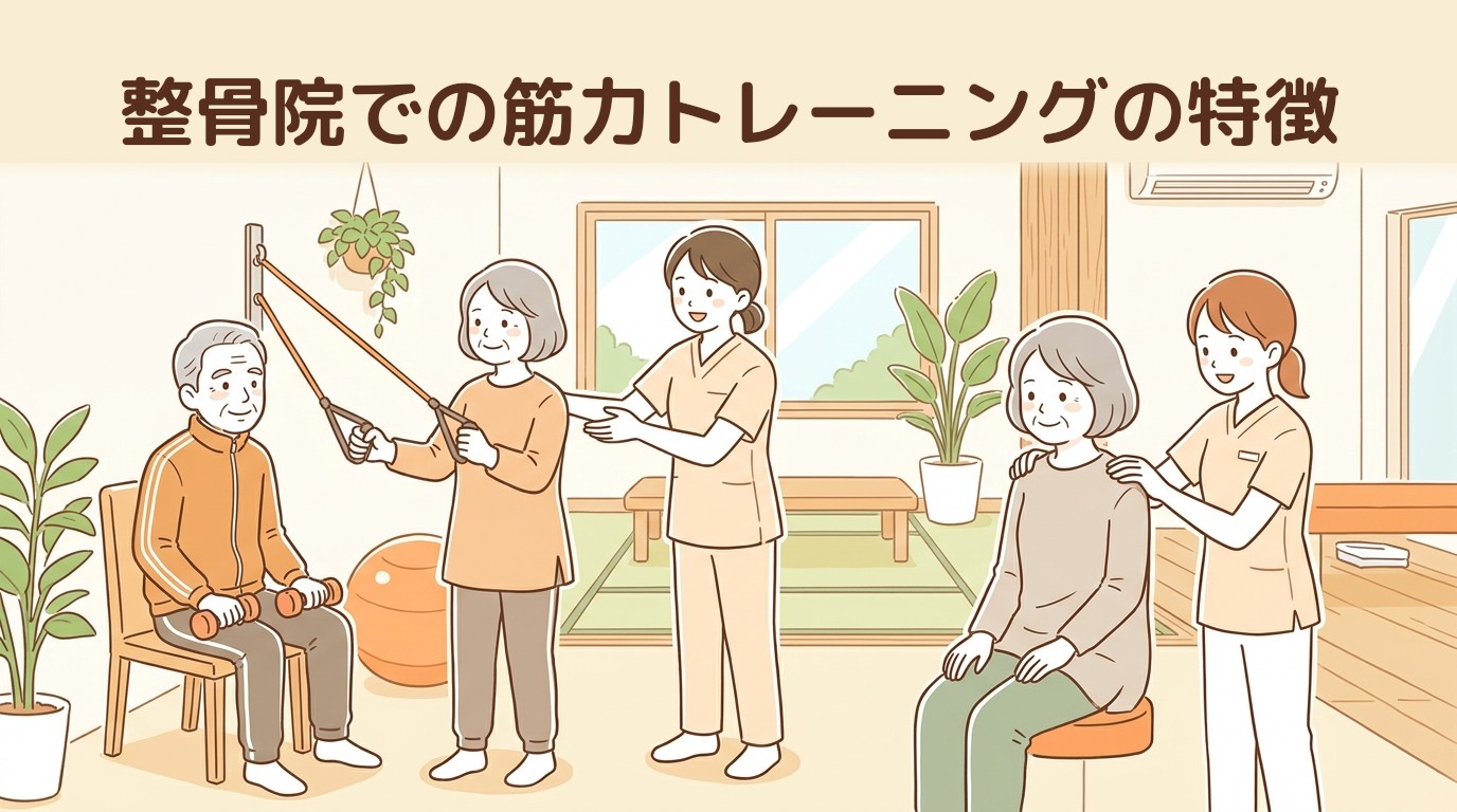 整骨院での筋力トレーニングの特徴