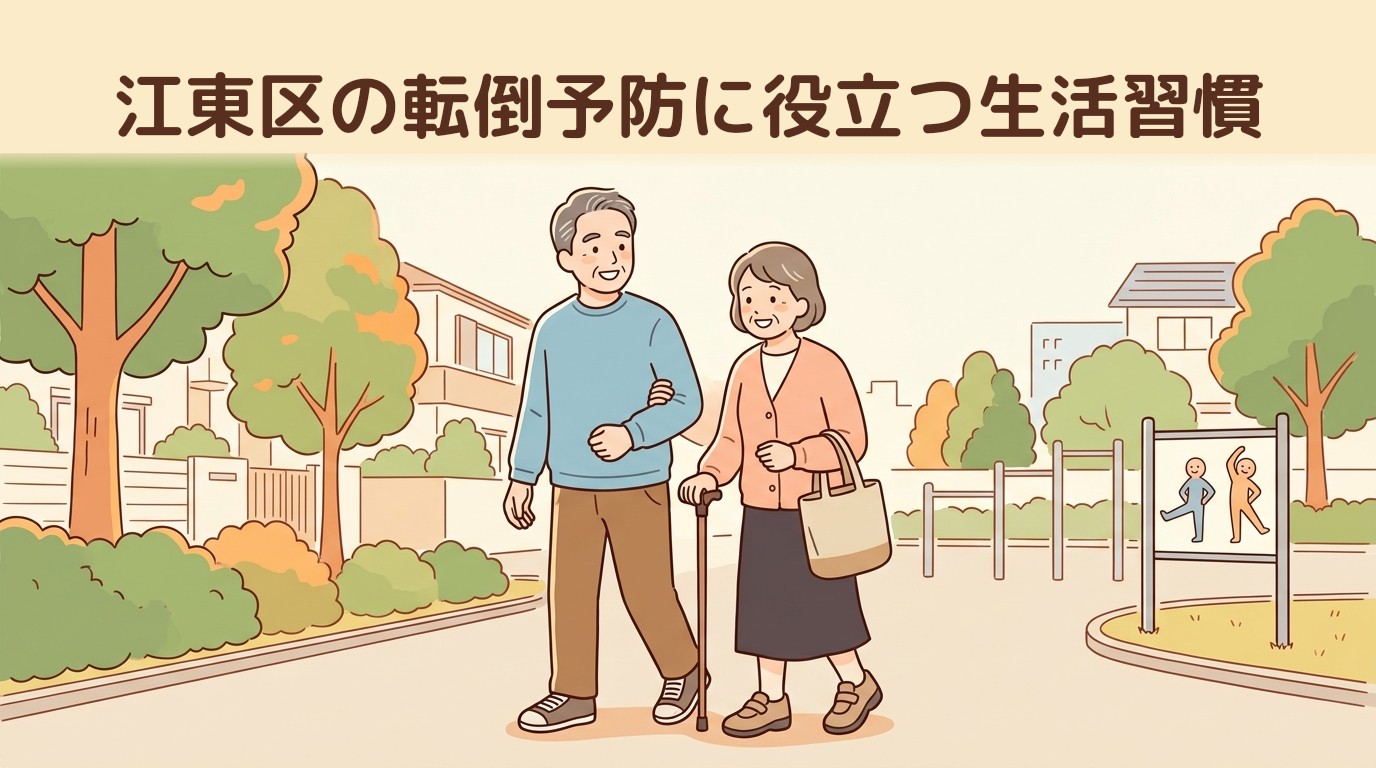 江東区の転倒予防に役立つ生活習慣