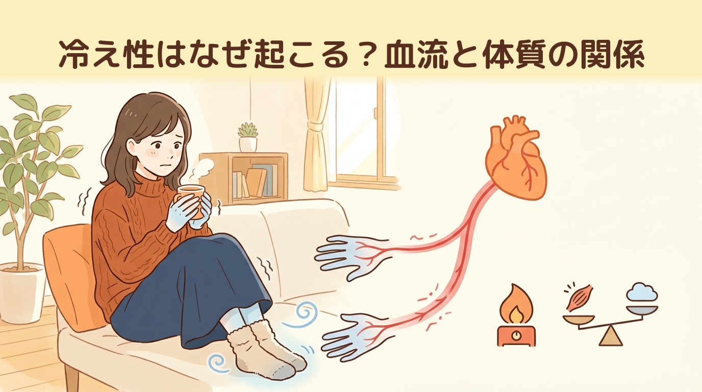 冷え性はなぜ起こる?血流と体質の関係