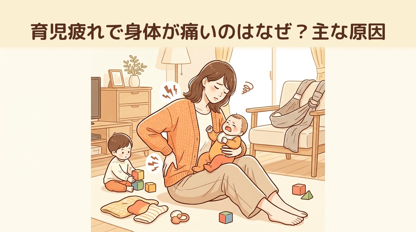 育児疲れで身体が痛いのはなぜ?主な原因