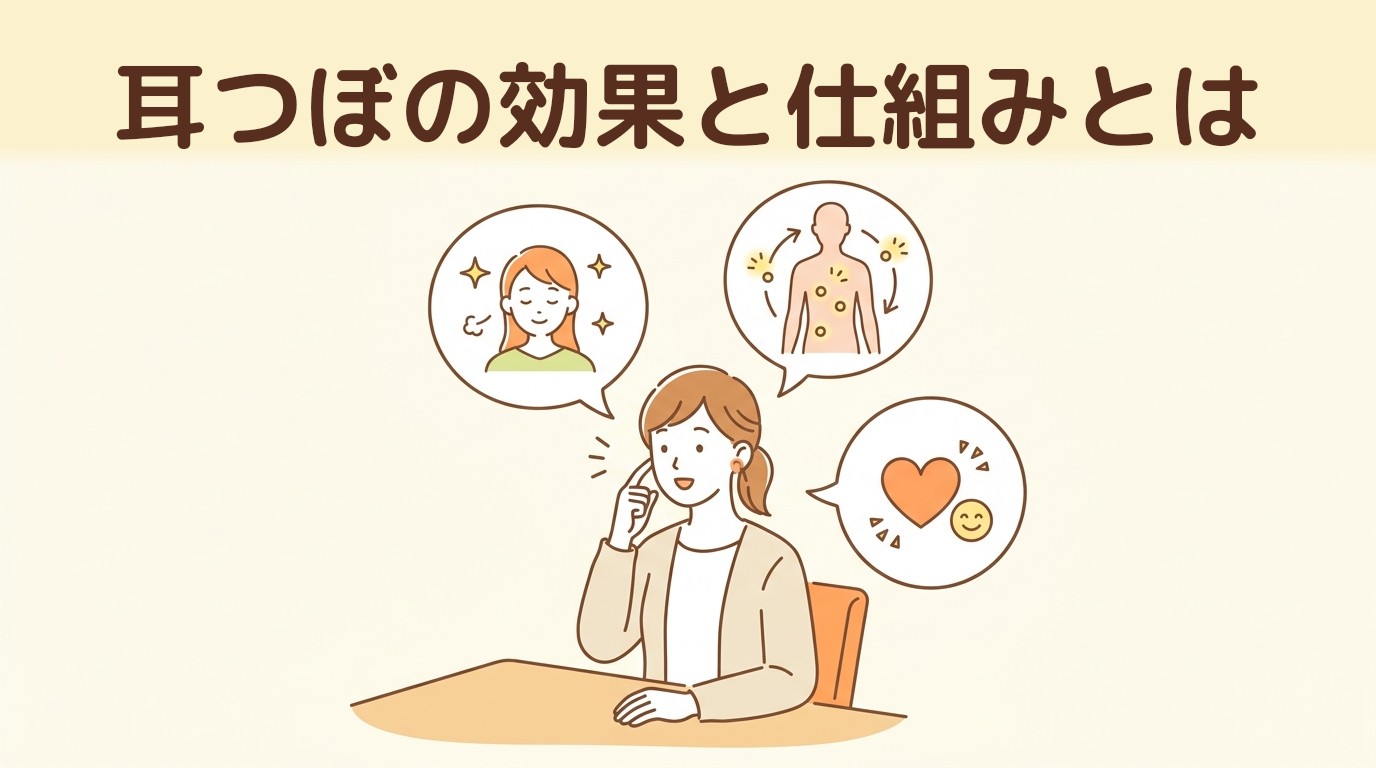 耳つぼの効果と仕組みとは
