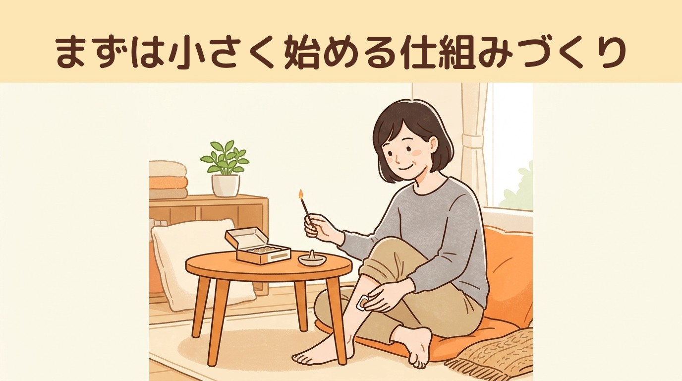 まずは小さく始める仕組みづくり