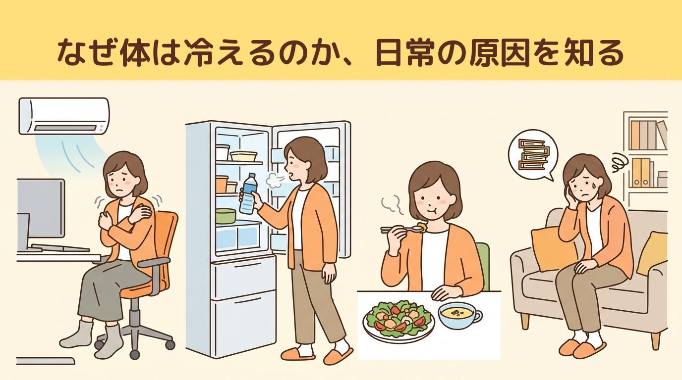 なぜ体は冷えるのか、日常の原因を知る