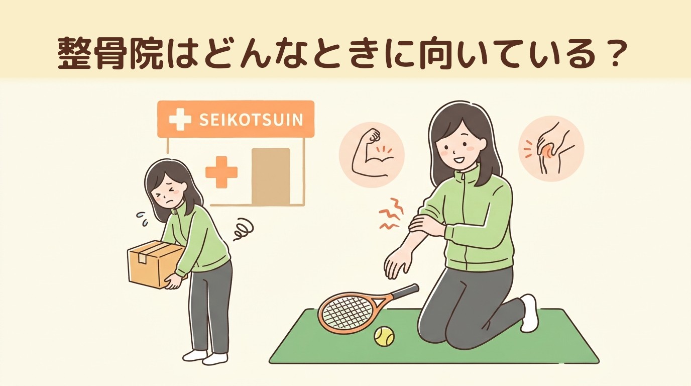 整骨院はどんなときに向いている?