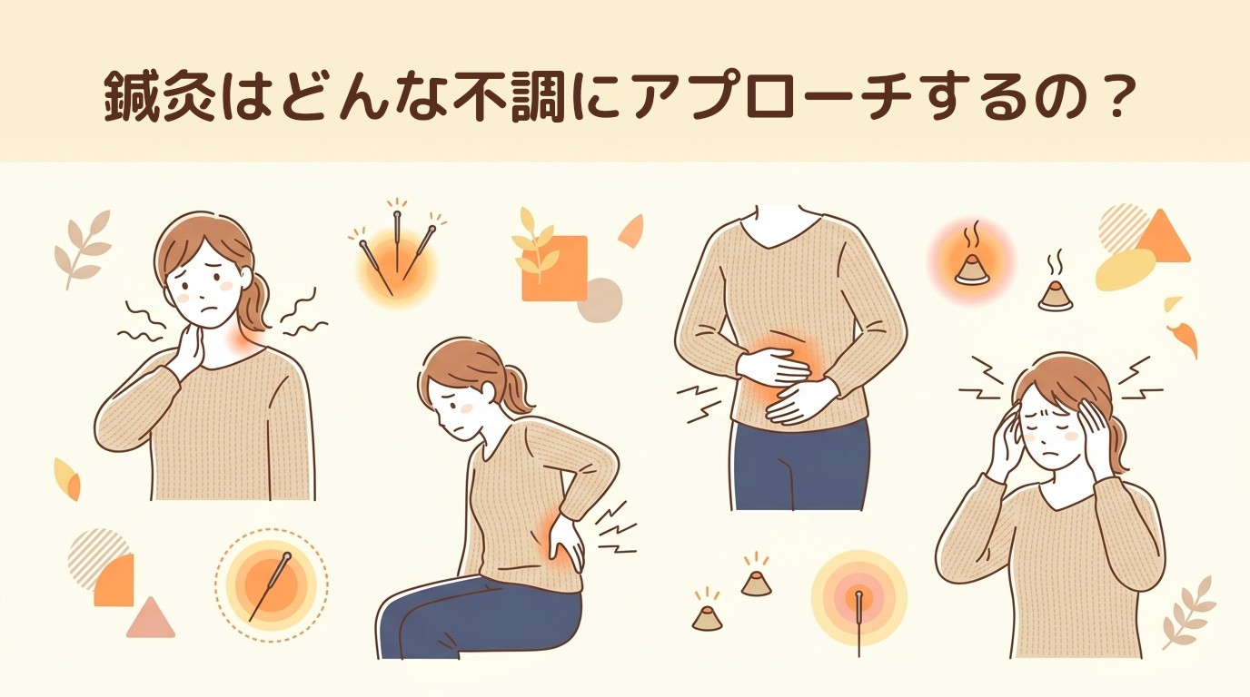 鍼灸はどんな不調にアプローチするの？