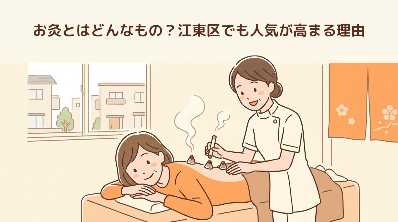 お灸とはどんなもの？江東区でも人気が高まる理由