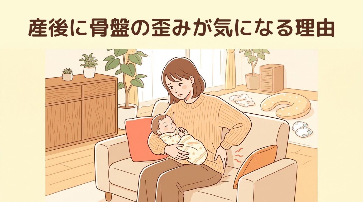 産後に骨盤の歪みが気になる理由