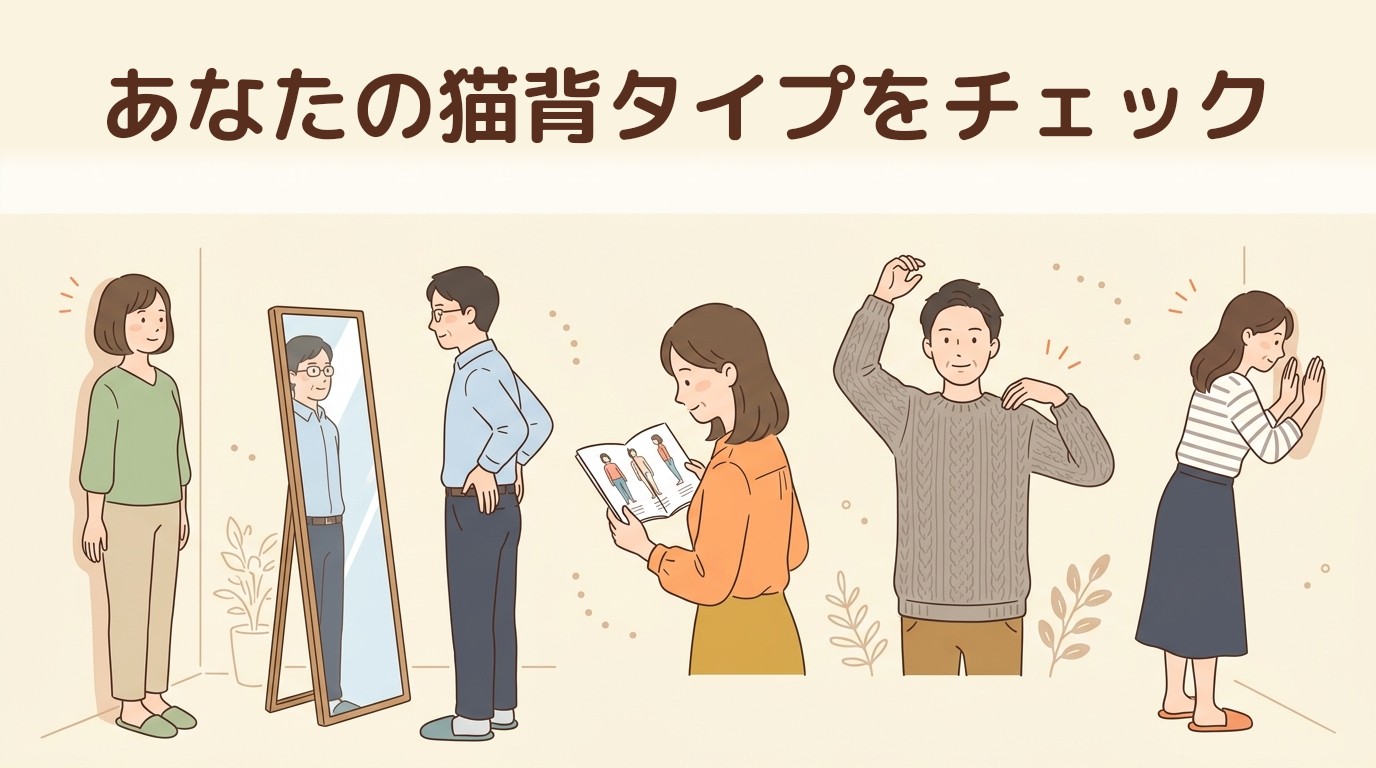 あなたの猫背タイプをチェック