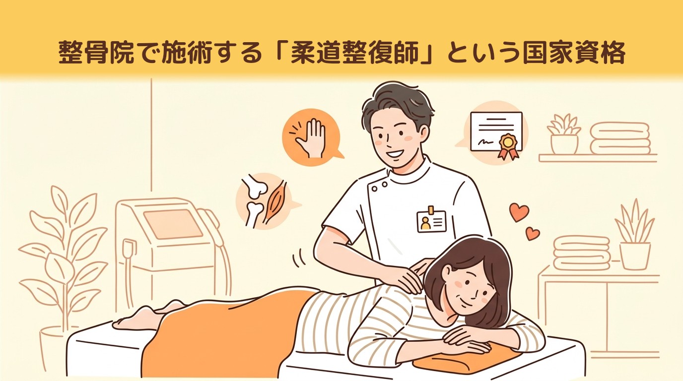 整骨院で施術する「柔道整復師」という国家資格