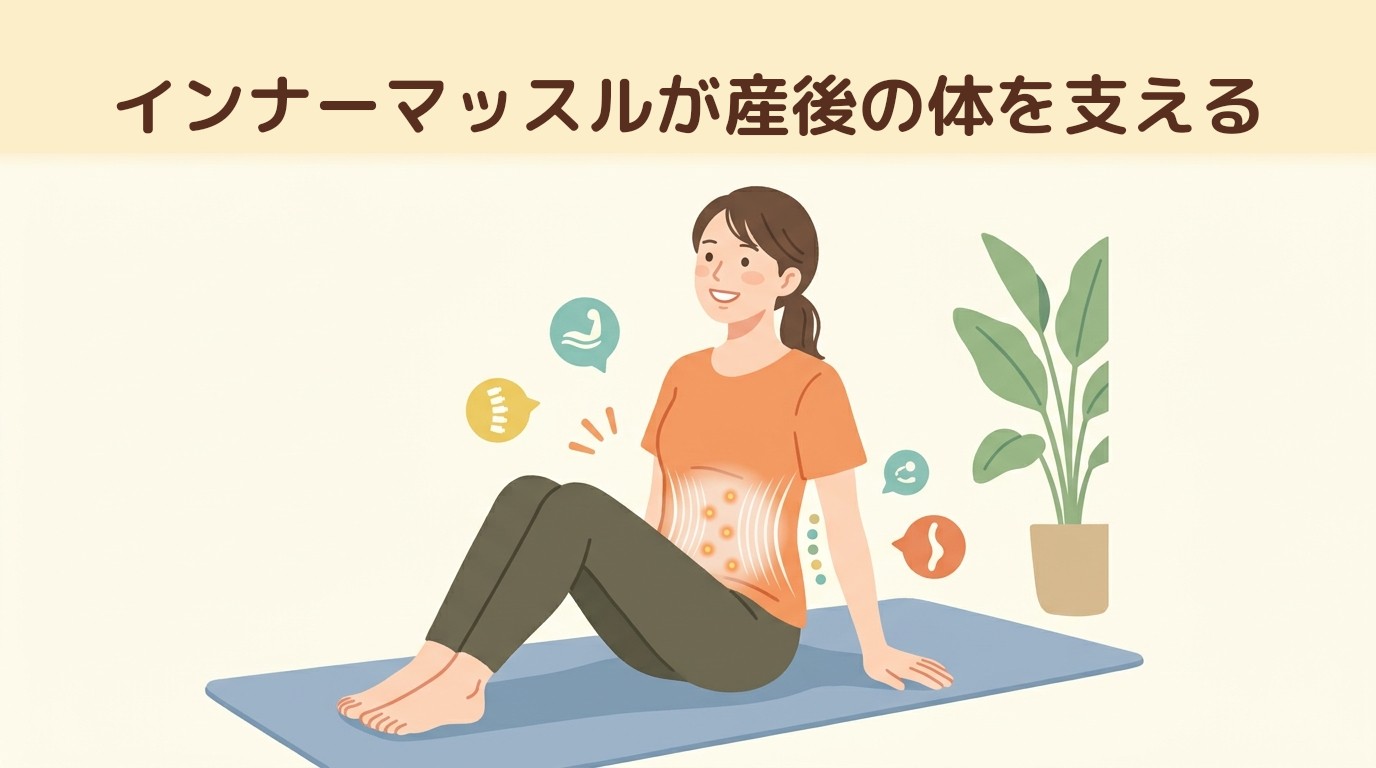 インナーマッスルが産後の体を支える