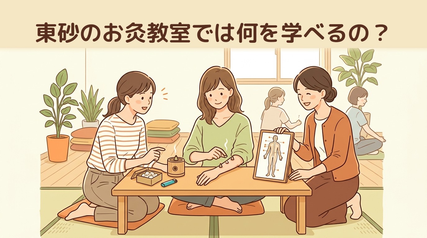東砂のお灸教室では何を学べるの?