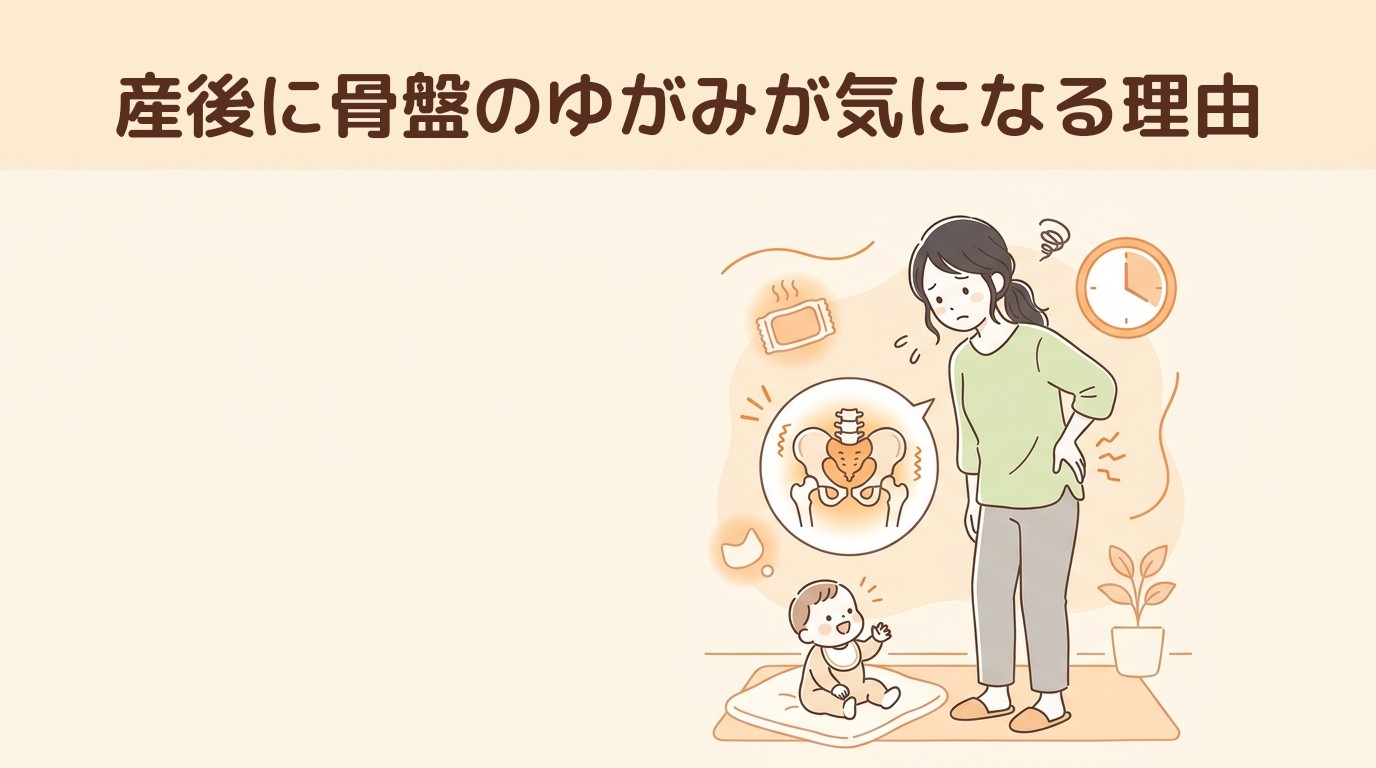 産後に骨盤のゆがみが気になる理由