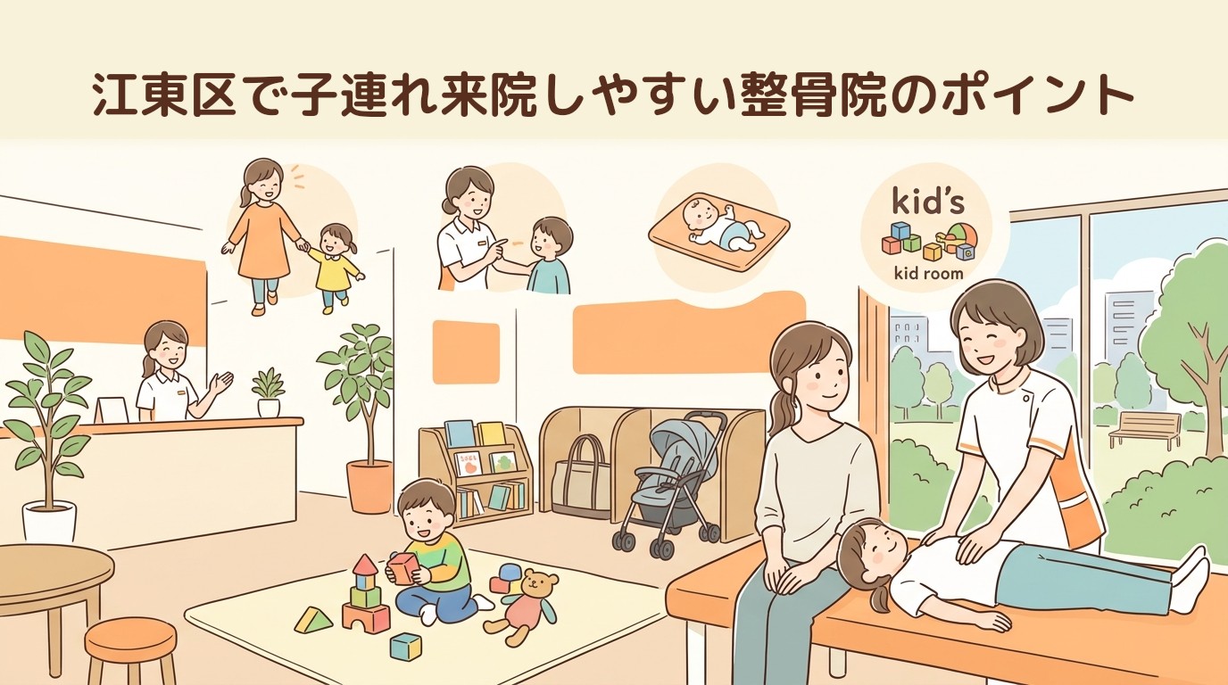 江東区で子連れ来院しやすい整骨院のポイント