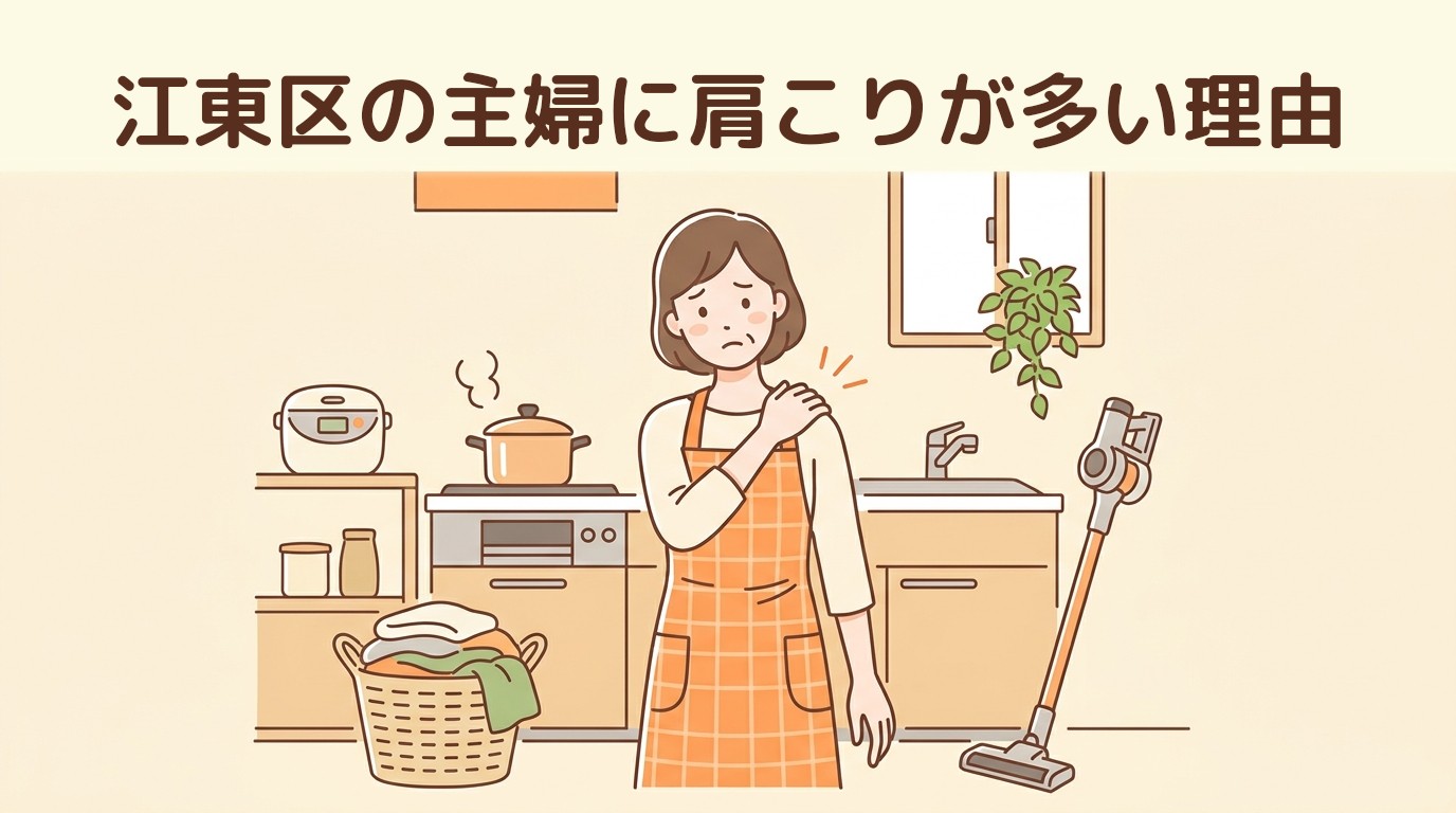 江東区の主婦に肩こりが多い理由