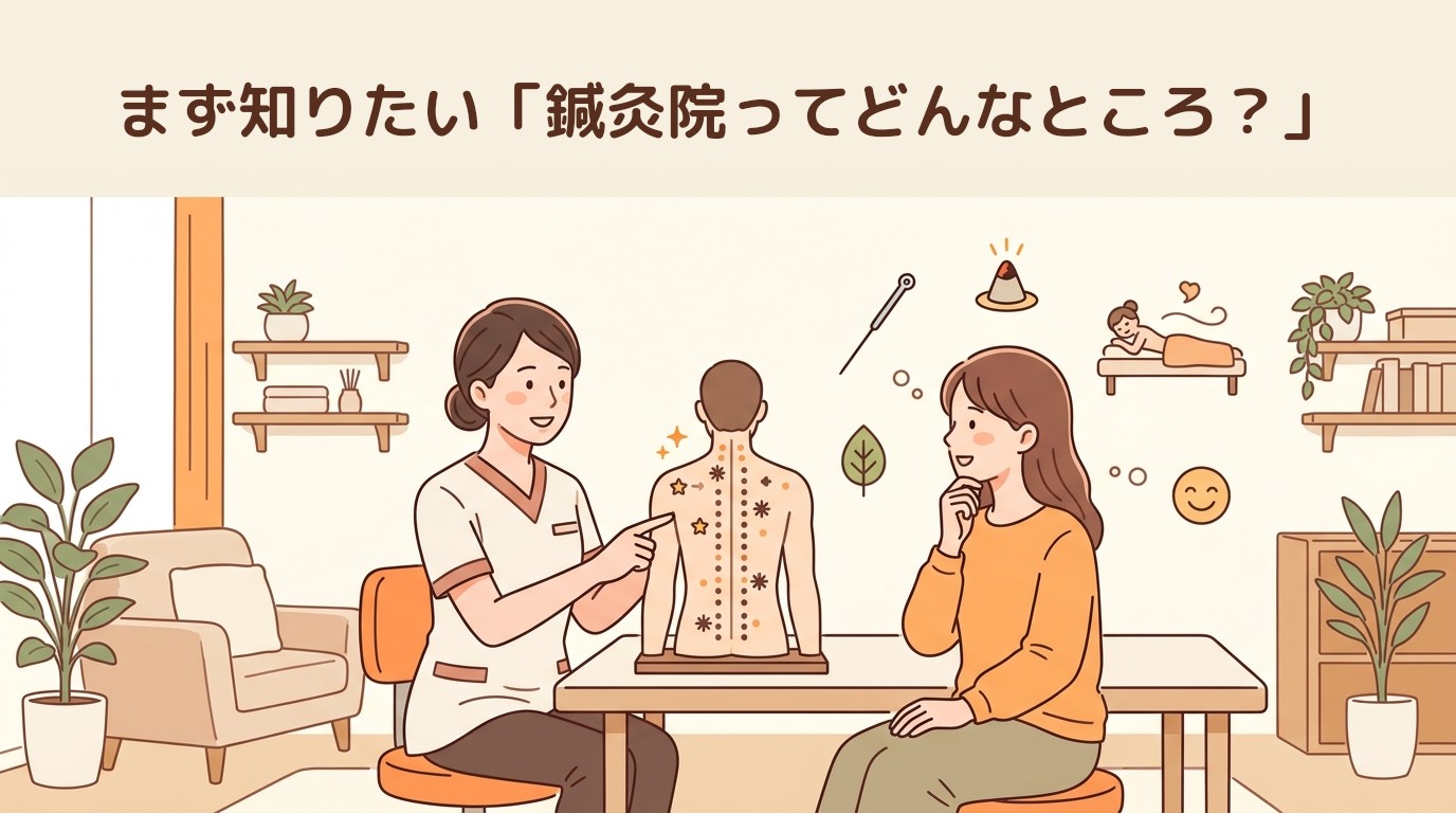 まず知りたい「鍼灸院ってどんなところ？」
