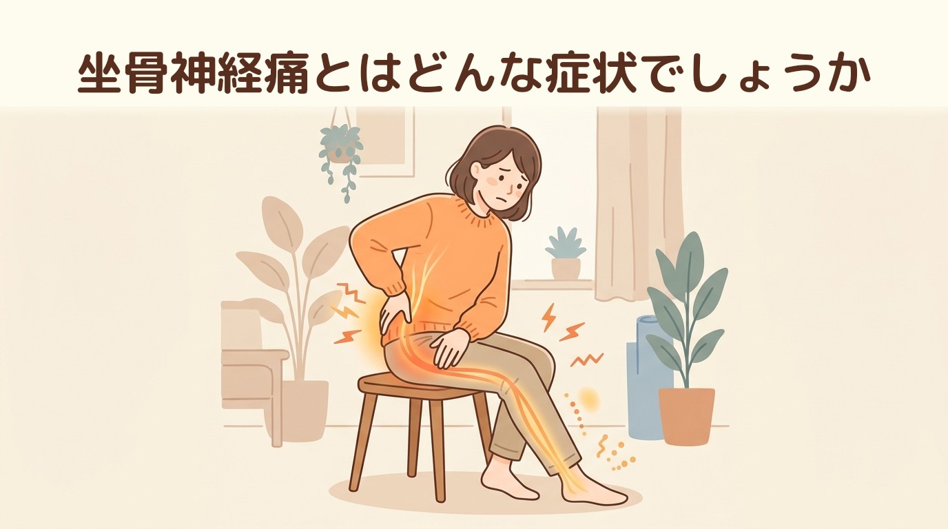 坐骨神経痛とはどんな症状でしょうか