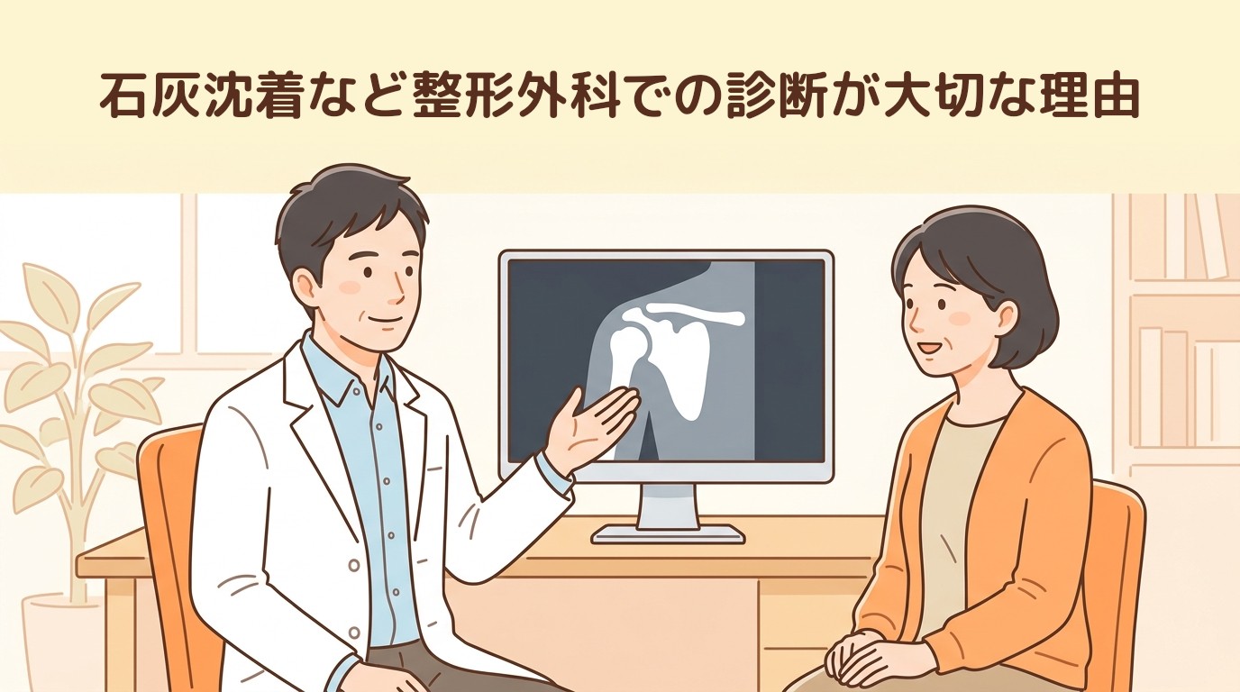 石灰沈着など整形外科での診断が大切な理由