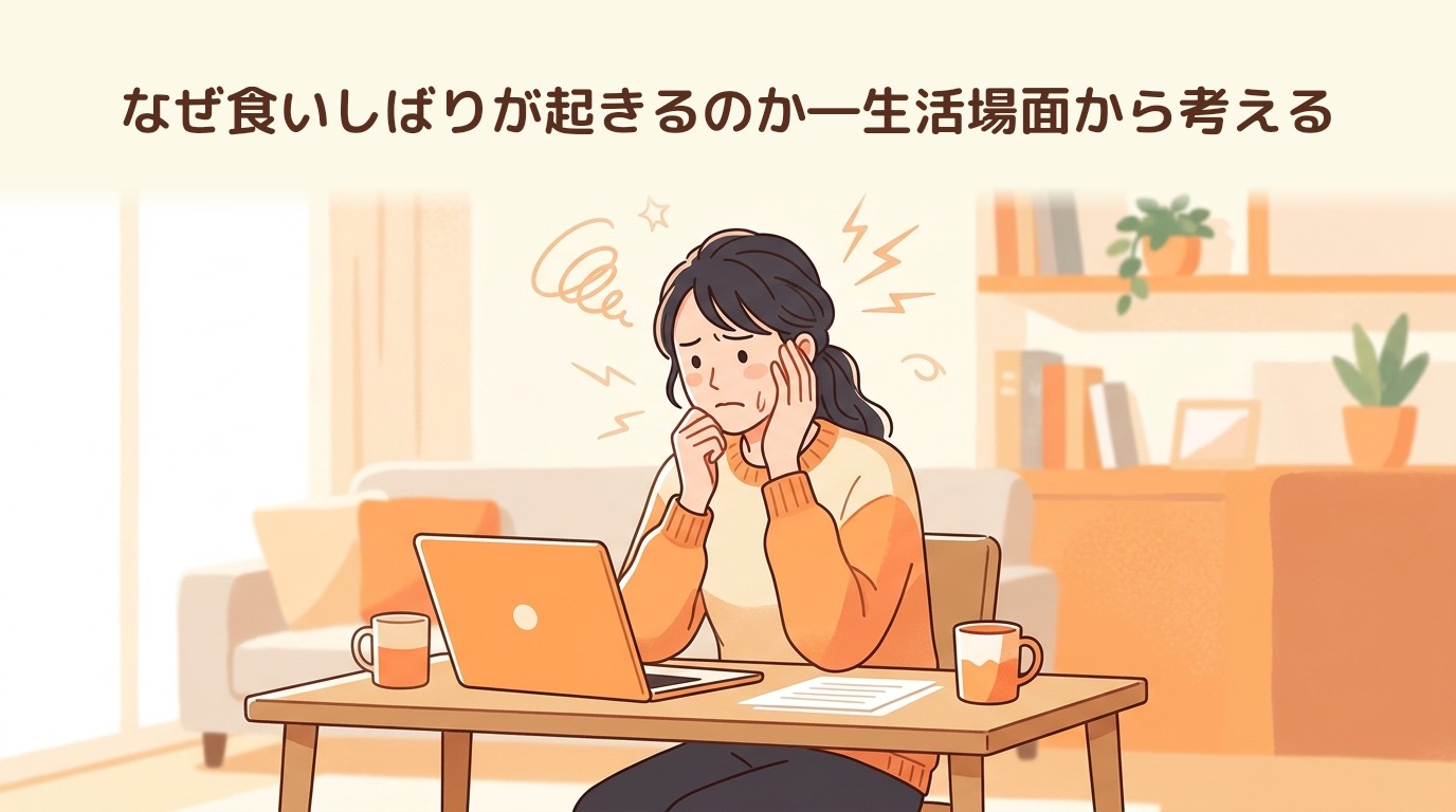 なぜ食いしばりが起きるのか―生活場面から考える